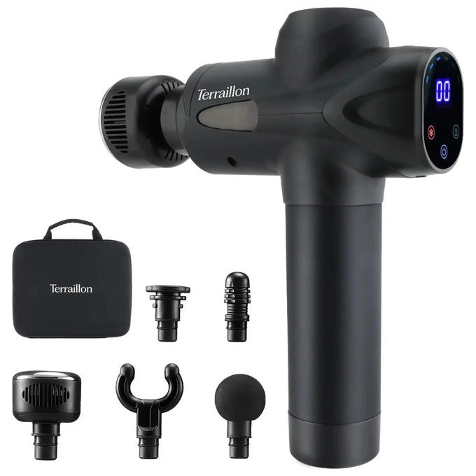 Terraillon, Pistola Massaggiante Multizone Expert, 4 Testine, 20 Velocita'