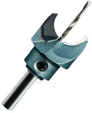 Bit per Router - Strumento per Lavorazione del Legno - Carburo Cementato - Cassetta in Acciaio - Resistente allo Smerigliamento - Duraturo - Taglio Liscio - Libero di Freccette