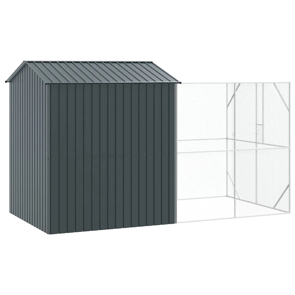 Gabbia per uccelli Antracite 418 x 210 x 247 cm Acciaio zincato 3325156