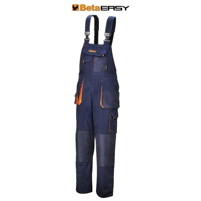 BETA Salopette easy twill 180gr blue tg.xxxxl
