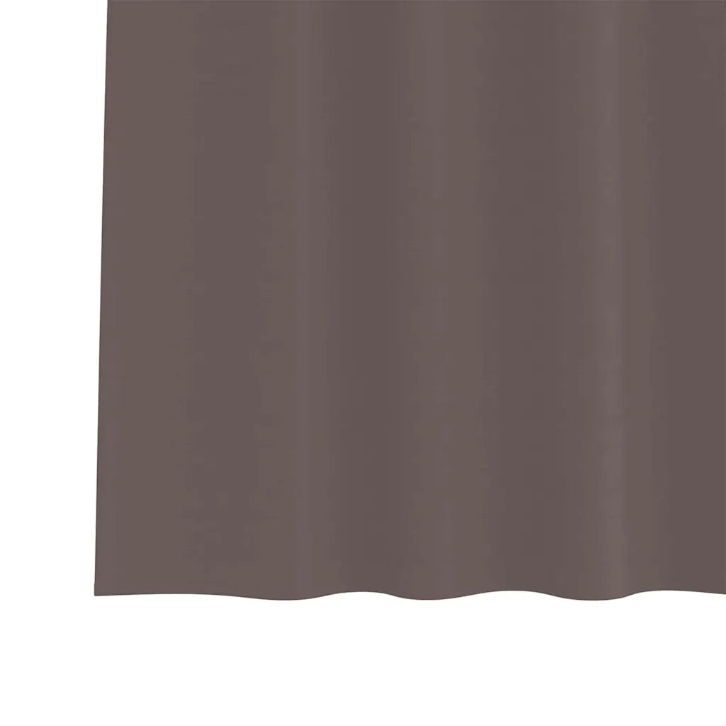 Tende Blackout con Anelli 2 pcs Marrone Scuro 225 x 140 cm 4107555