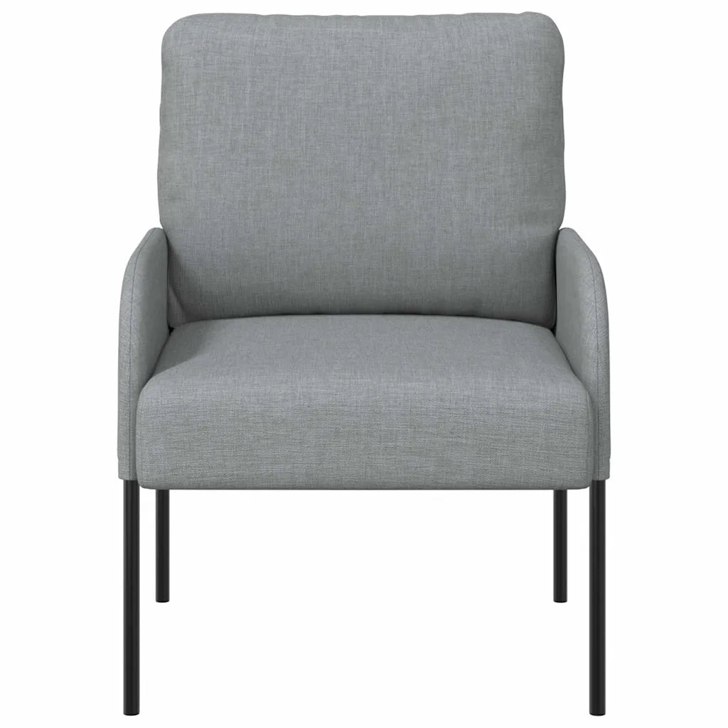Divani con cuscino 55cm Grigio chiaro Legno compensato