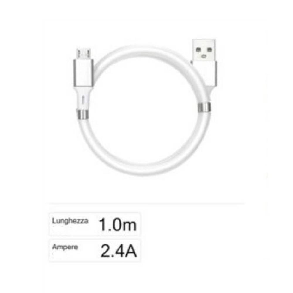 Trade Shop - Cavo Usb A Micro Usb Per Ricarica Dati Da 2400ma 1 Metro Per Smartphone F-s028 -