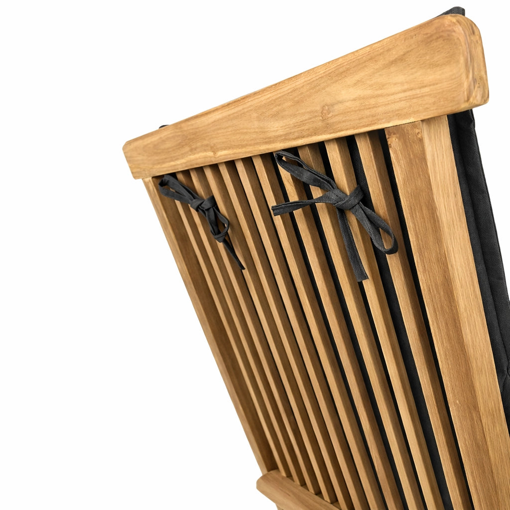 Set di 2 Sedie Pieghevoli in Teak – Pinta