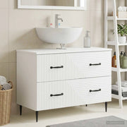 Armadio per Lavabo da Bagno HAARLEM Bianco 82 x 41 x 58,5 cm 896795
