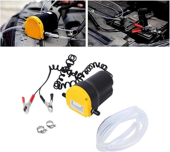 Pompa di aspirazione dell'olio per auto motociclo quad furgone camion imbarcazioni - pompa di aspirazione elettrica per aspirazione dell'olio diesel.