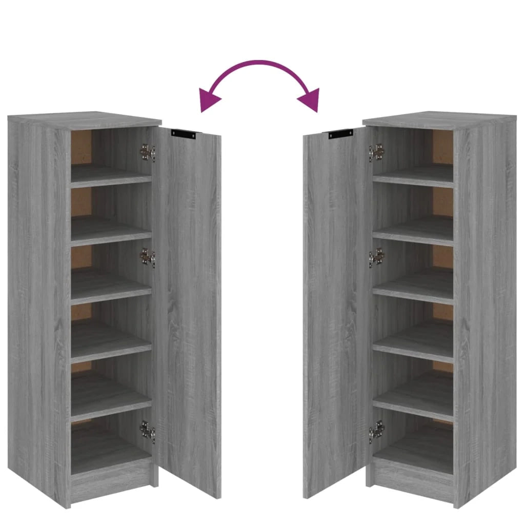 Scarpiera Sonoma 30 x 35 x 100 cm in legno ingegnerizzato grigio 02_0043420