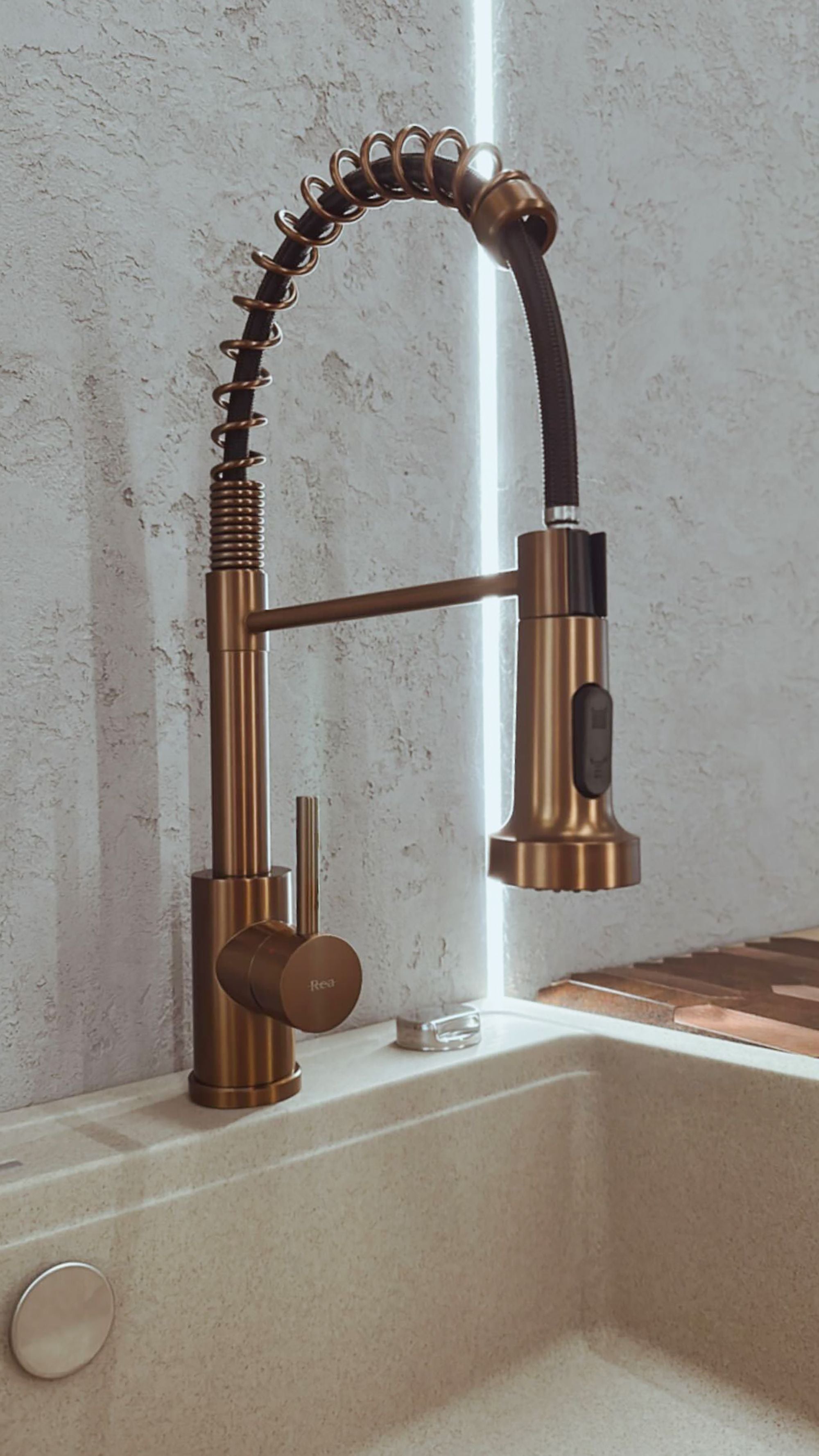 Rubinetto Da Cucina Rea Colin Brush Copper