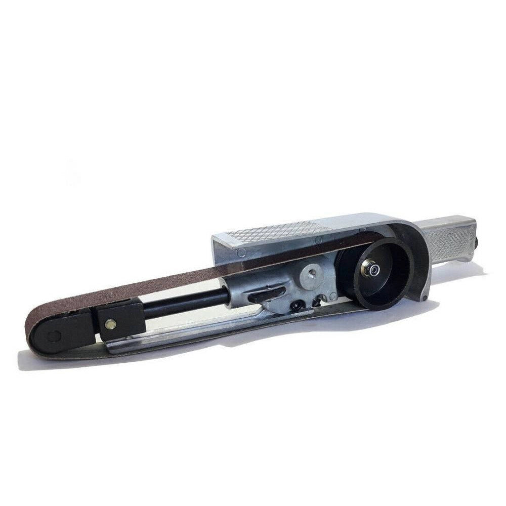 Trade Shop - Mini Levigatrice A Nastro 20x520mm Pneumatica Ad Aria Compressa 16000 Rpm -