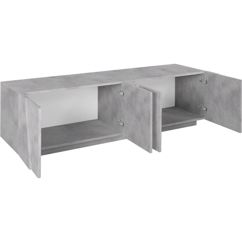 Mobile Porta TV Ping 160 – 4 ante – Cemento Bronx
