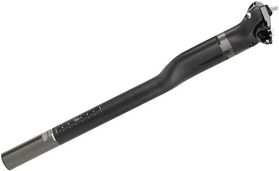 Penna per sella in fibra di carbonio 27,2 mm - Flessibile - Leggera - Facile da installare - Adatta per biciclette pieghevoli - Resistente allo shock - Penna per sella