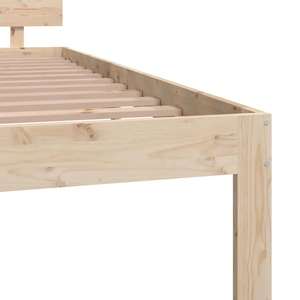 Giroletto-Struttura Letto in Legno Massello di Pino 120x200 cm 411427
