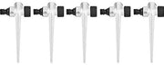 Set di Regolazione Erba 5 Pezzi - Miscelatore - Base Metallica - 0,5 Pollici Cavo - Pin Spruzzatore Cespuglio - Adatto per Irrigazione - Pin Spreminatore