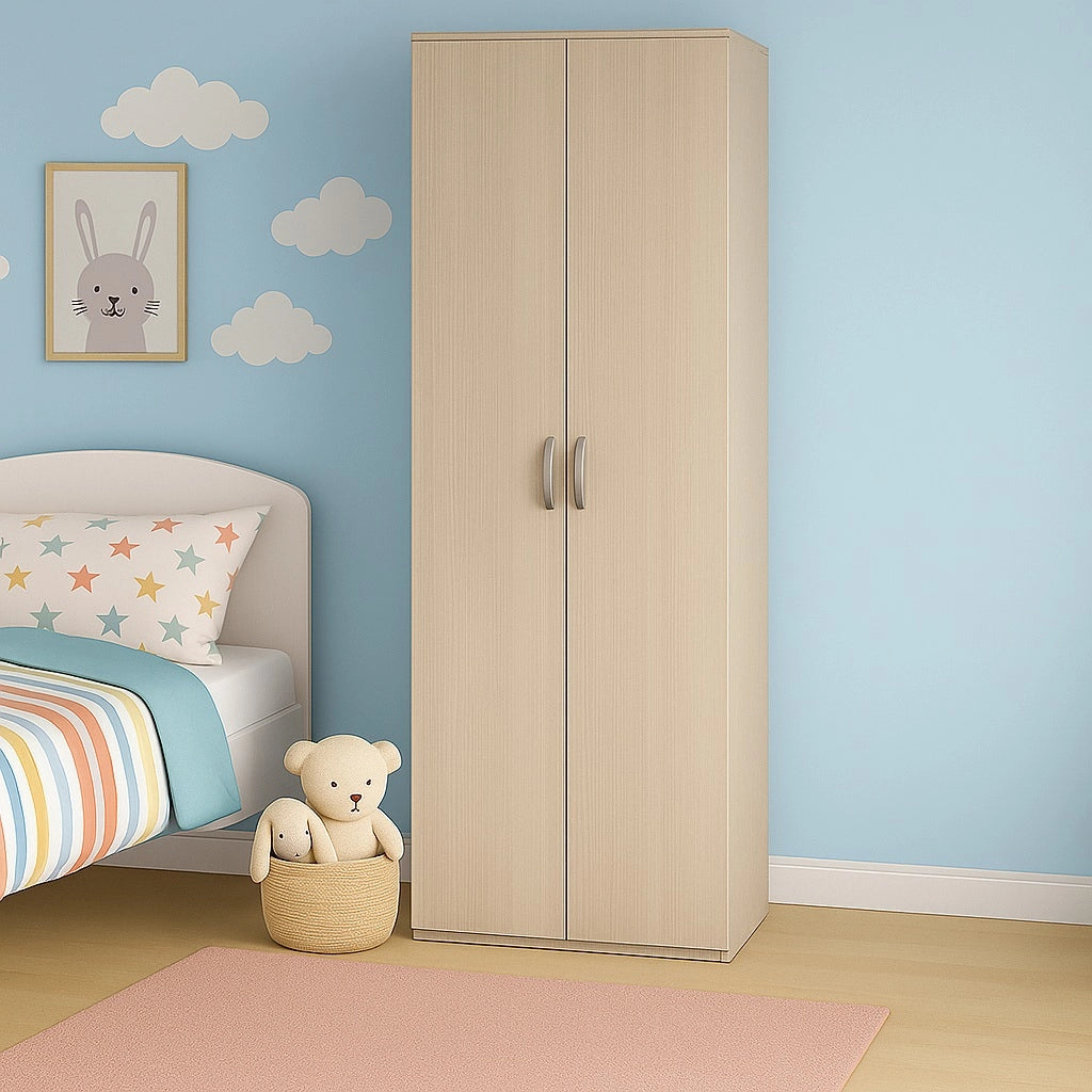 ARMADIO SIMPLI 2 ANTE OLMO 83X54XH211CM.
