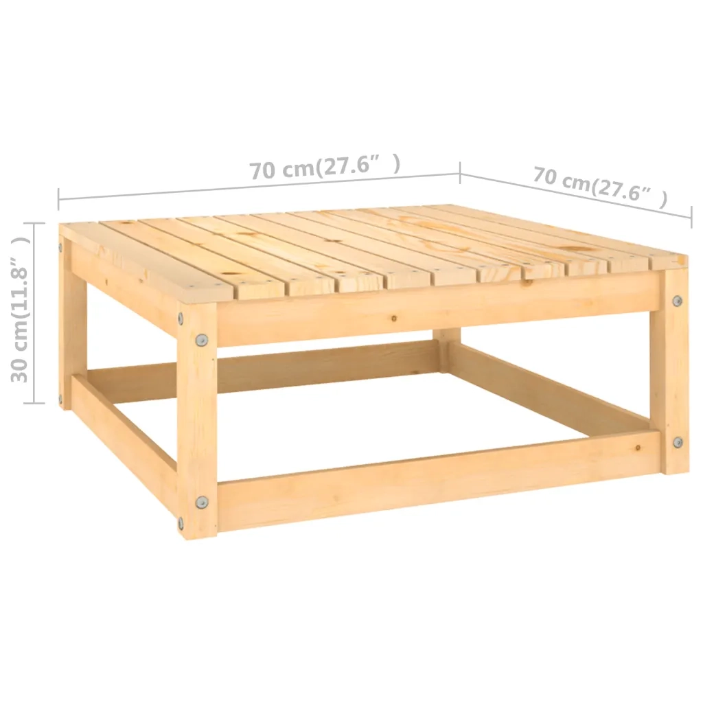 Set Divani da Giardino 5 pz con Cuscini Legno Massello di Pino 3076579