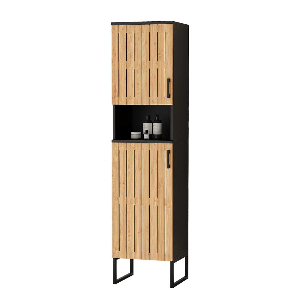 Vicco Mobiletto da bagno Bambù 35 x 145 cm