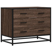 Cassettiera Rovere Marrone 70x41x56 cm in Legno Multistrato CFW9243498