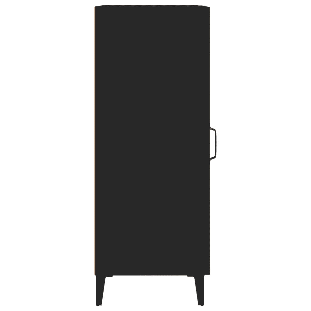 Credenza Nero 34,5x34x90 cm in Legno Multistrato cod mxl 12952
