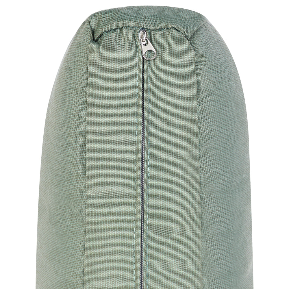 Set di copricuscini da giardino per divano angolare idrorepellente UV verde elegante con zip