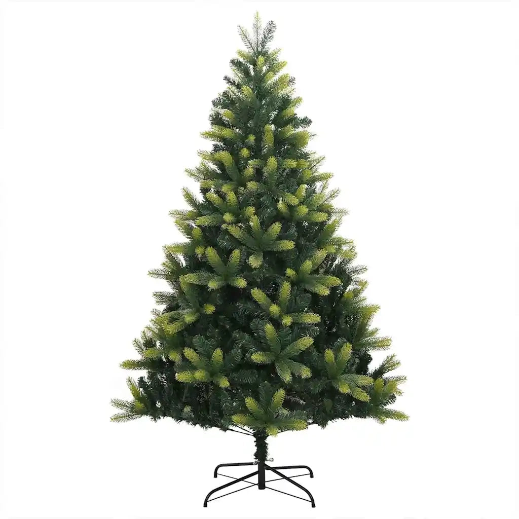 Albero di Natale Artificiale Pieghevole 150 LED Verde 150 cm 3395988