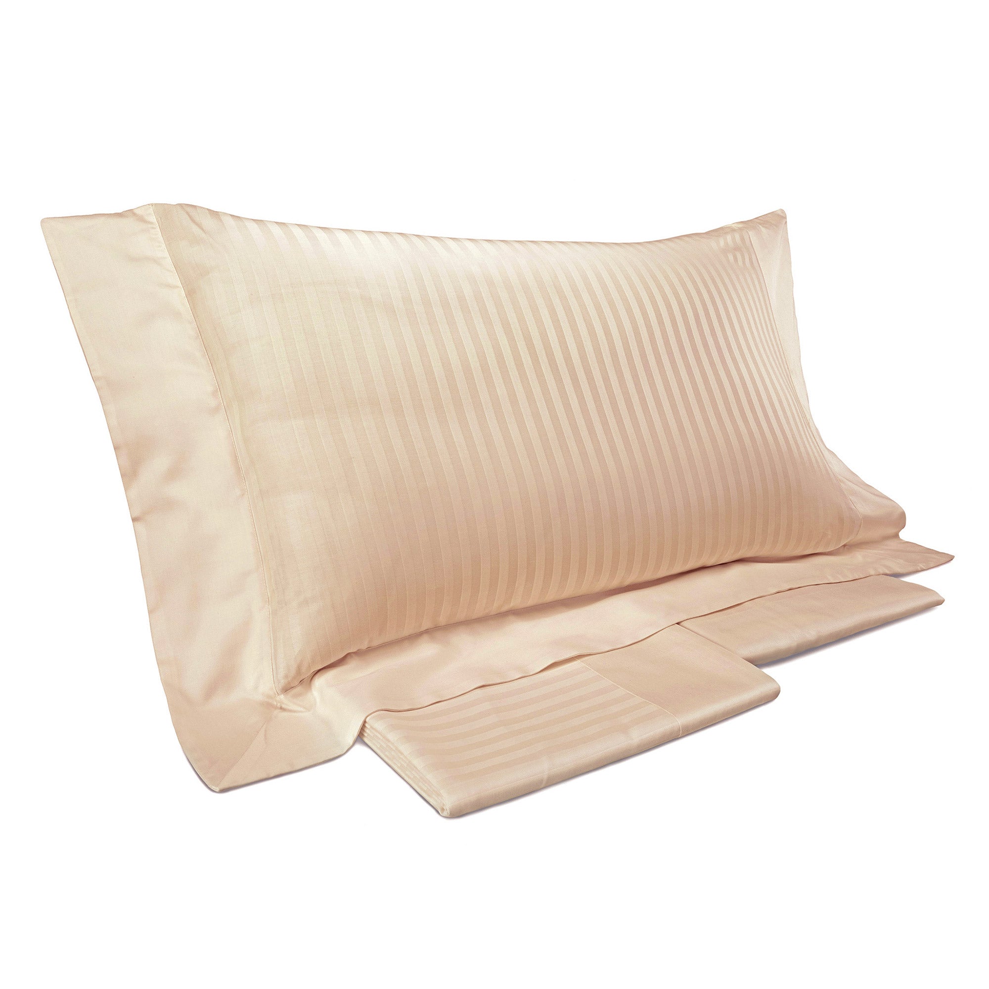 Copripiumino Matrimoniale con Lenzuola e Federe Mitera Rubino Cipria