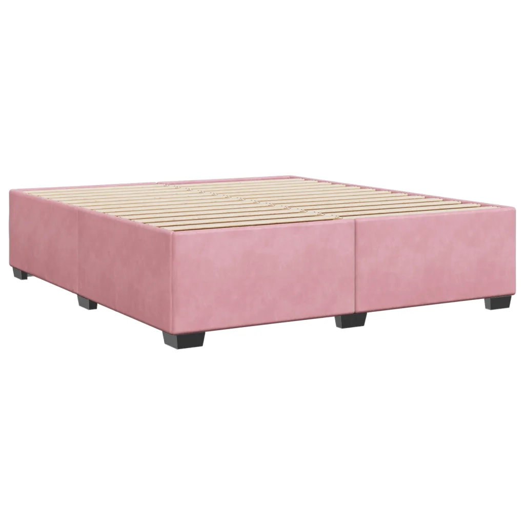 vidaXL Giroletto Rosa 200x200 cm in Velluto