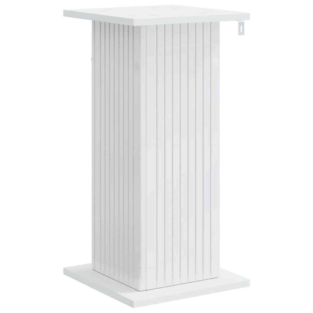 Supporto per piante Bianco Lucido 30,5 x 30 x 60,5 cm 899788