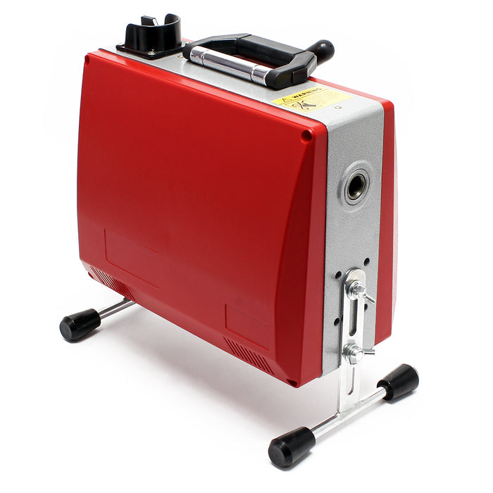 Macchina professionale per la pulizia dei tubi 390W 400 giri/min. Con 6 spirali Ø 16mm e accessori