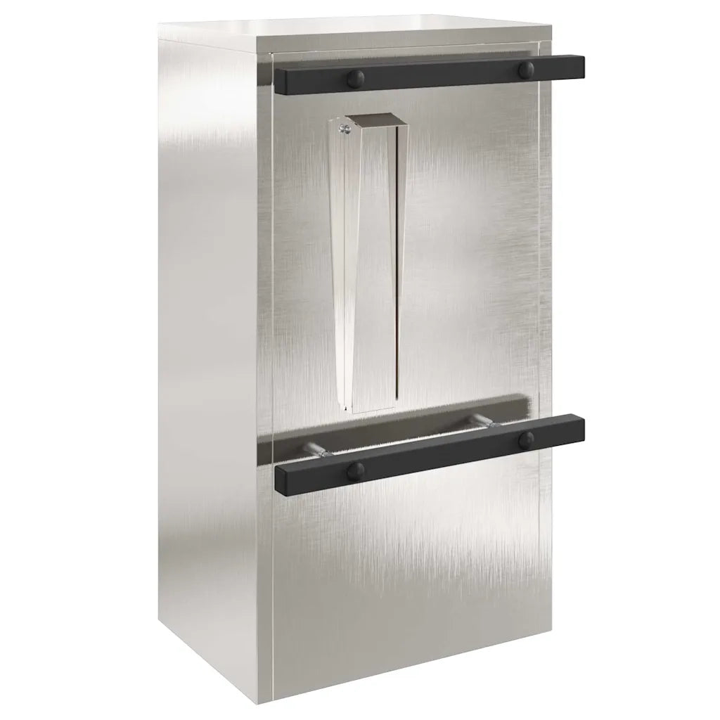 cassetta postalepastkastei con porta Argento 30 x 20 x 55 cm CFW2991092