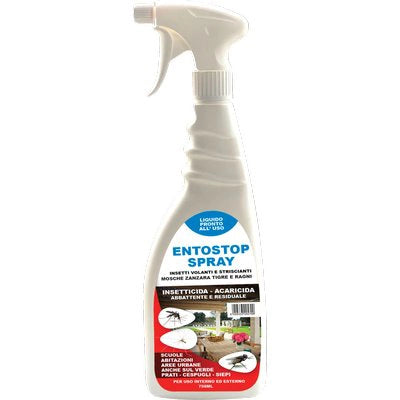 INSETTICIDA MOSCHE ZANZARE RAGNI ENTOSTOP ENERGICA - ML 750- 4 pezzi