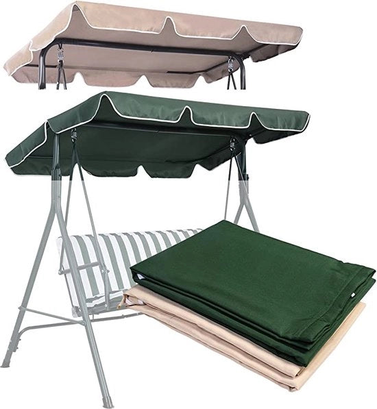 Tetto per ombrellone, tetto per sedia oscillante, tetto universale di sostituzione, apertura e chiusura automatica, tetto di copertura, protezione idrorepellente e protezione UV