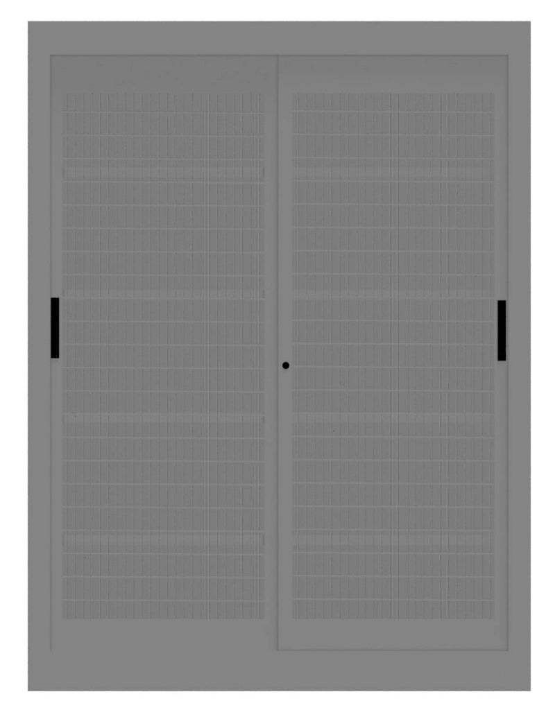 Armadio archiviazione da ufficio in metallo con piani interni cm. 150x60x200H