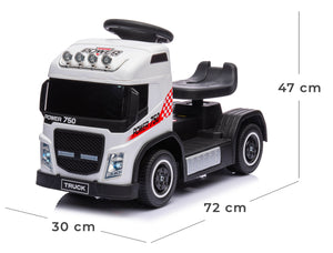 Camion Elettrico per Bambini 6V Small Truck Bianca