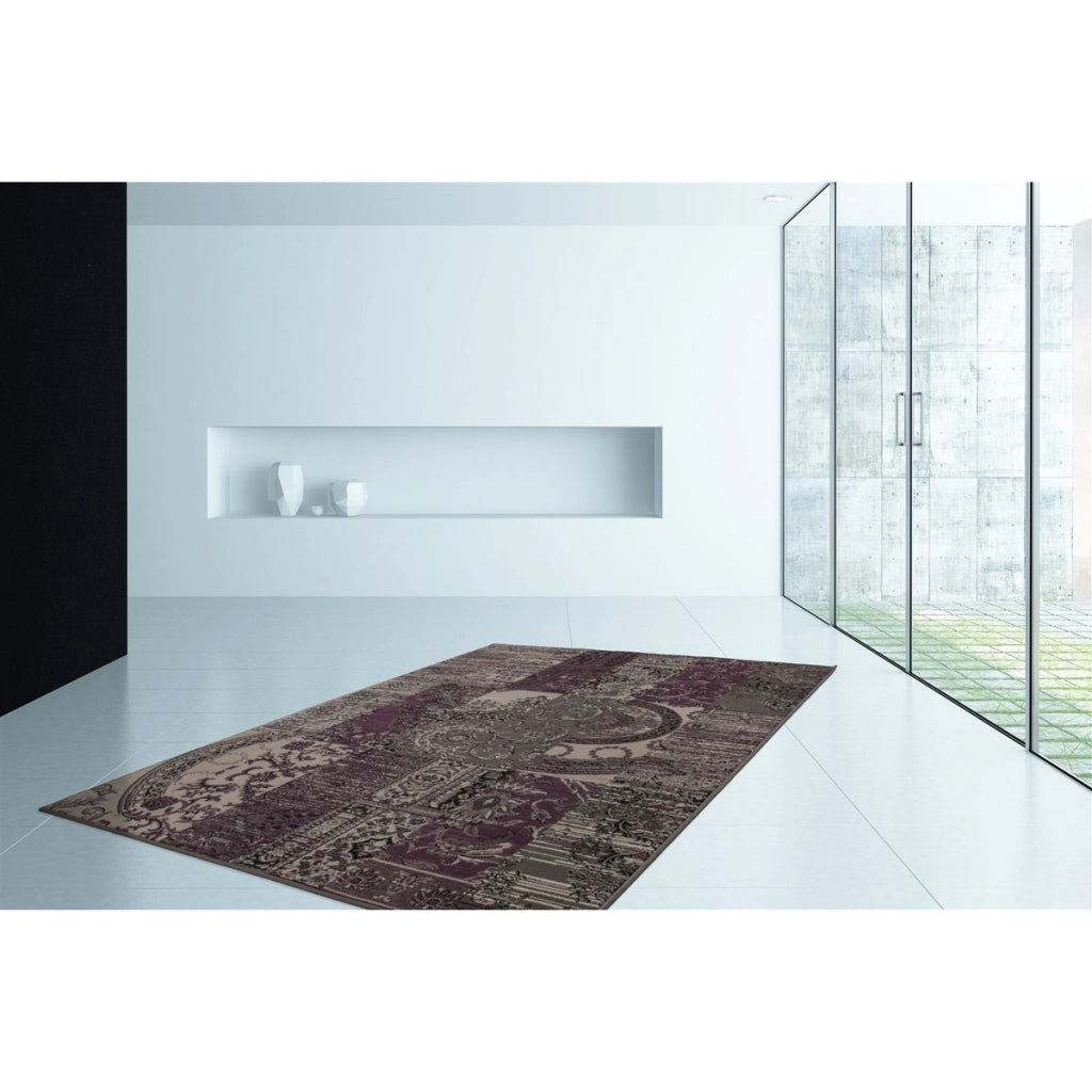 Tappeto Funky Sona 2086 a tessitura piatta effetto patchwork