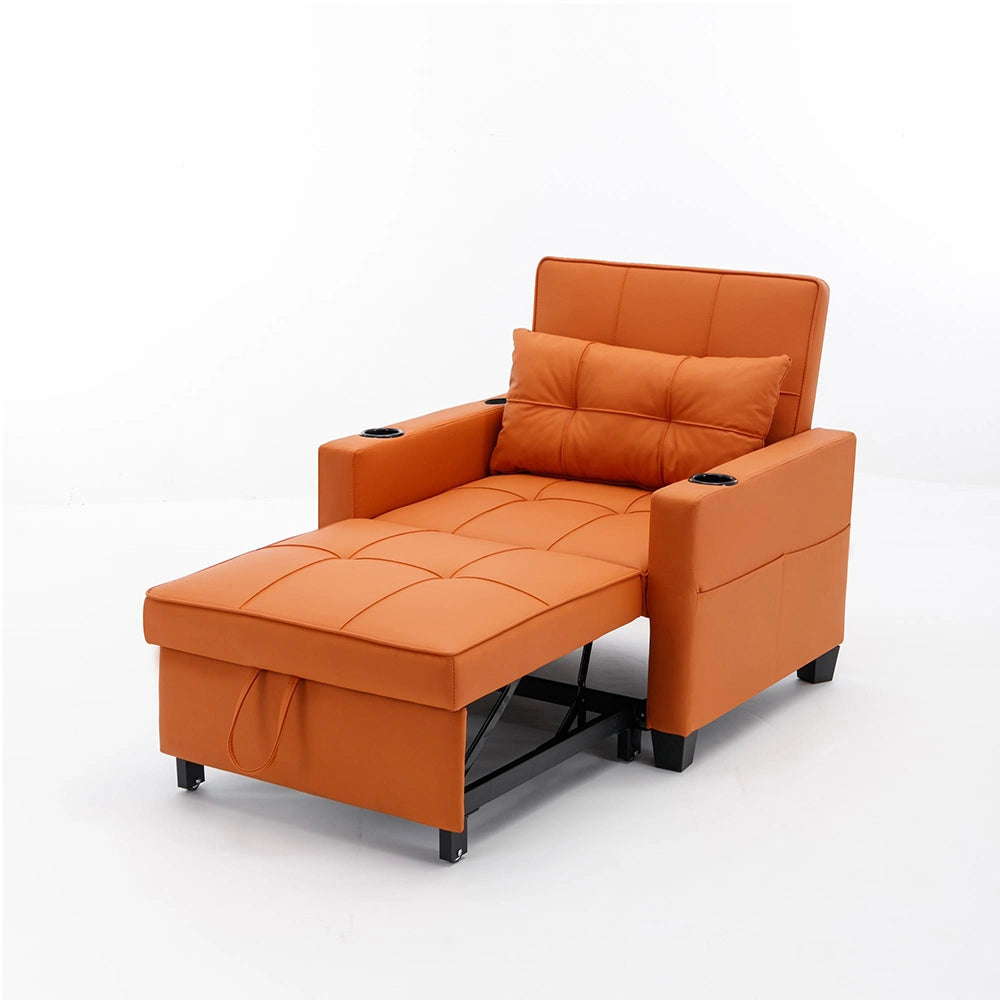 Divano letto 3 in 1 - Xylo - Con porta-bicchieri e USB, per piccoli spazi