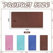 Asciugamani per animali 4 pezzi - Microfibra - Soothing/Absorbente - Gatti/Cani - 35 x 75 cm - Riciclabili - Asciugamani per animali