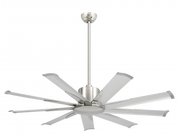 Vam Ventilatore industriale a soffitto a risparmio energetico 132 cm con telecomando 6 velocitÃ