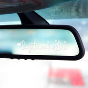 Set di 3 Adesivi per Specchietto Retrovisore, Cattura Positiva per Specchietto Retrovisore, Accessori per Finestra Auto Bianchi per Donne