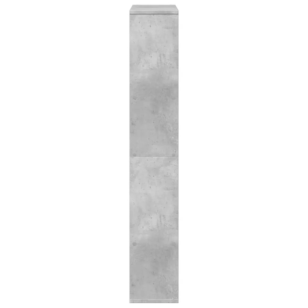 Libreria Grigio Cemento 72x20x120 cm in Truciolato