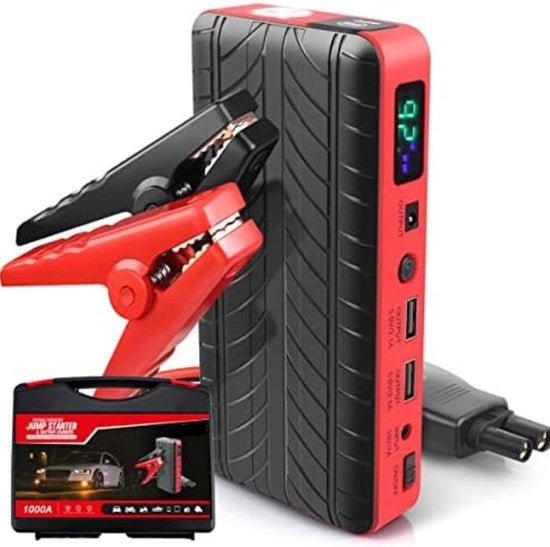 Pompa di Accumulo per Auto - Assistenza di Avvio - Pompa di Accumulo Powerbank 

Specifiche tecniche: 
- Capacità di accumulo: 
- Potenza: 
- Volt: 
- Corrente: 
- Tempo di ricarica: 
- Tempo di autonomia: