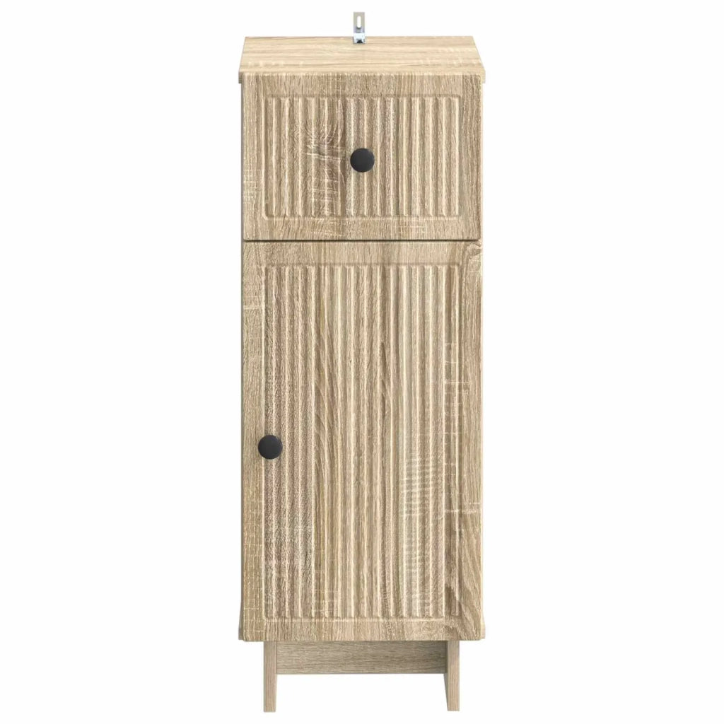 Mobiletto da Bagno EDE Rovere Sonoma 30 x 31 x 80 cm 895947