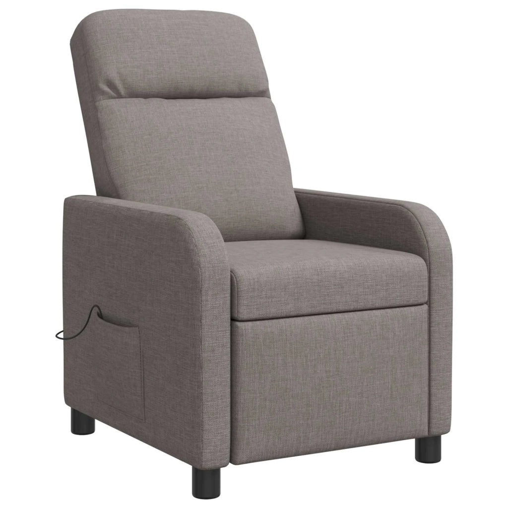 Divano Sedia-Poltrona Massaggiante Tortora Tessuto 796039