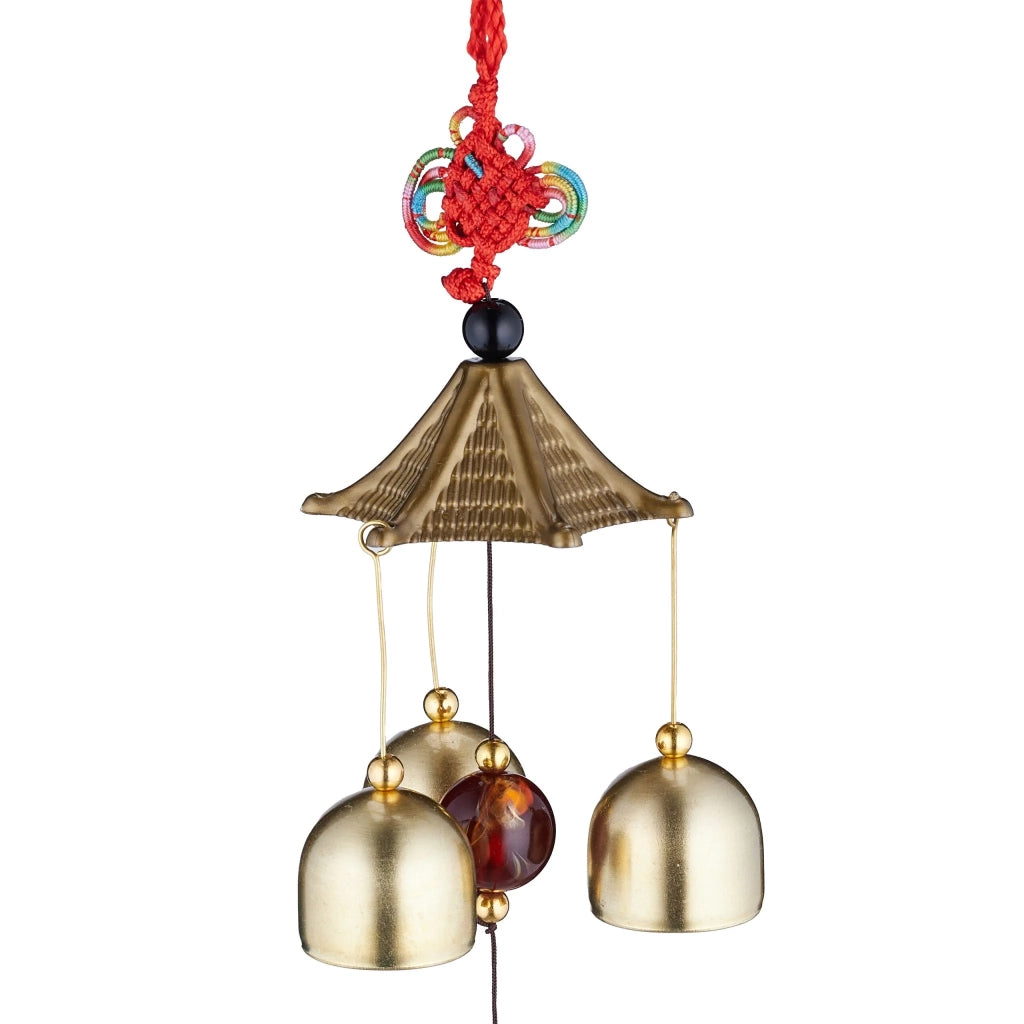 Set di 2 campanelli eolici decorazione sonora per balcone giardino produce suoni rilassanti stile asiatico in metallo nero 13_0014408