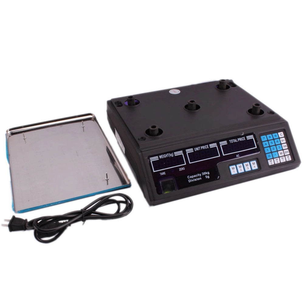 Trade Shop - Bilancia Elettronica Digitale Da Cucina Elettronica 40 Kg Professionale Display -