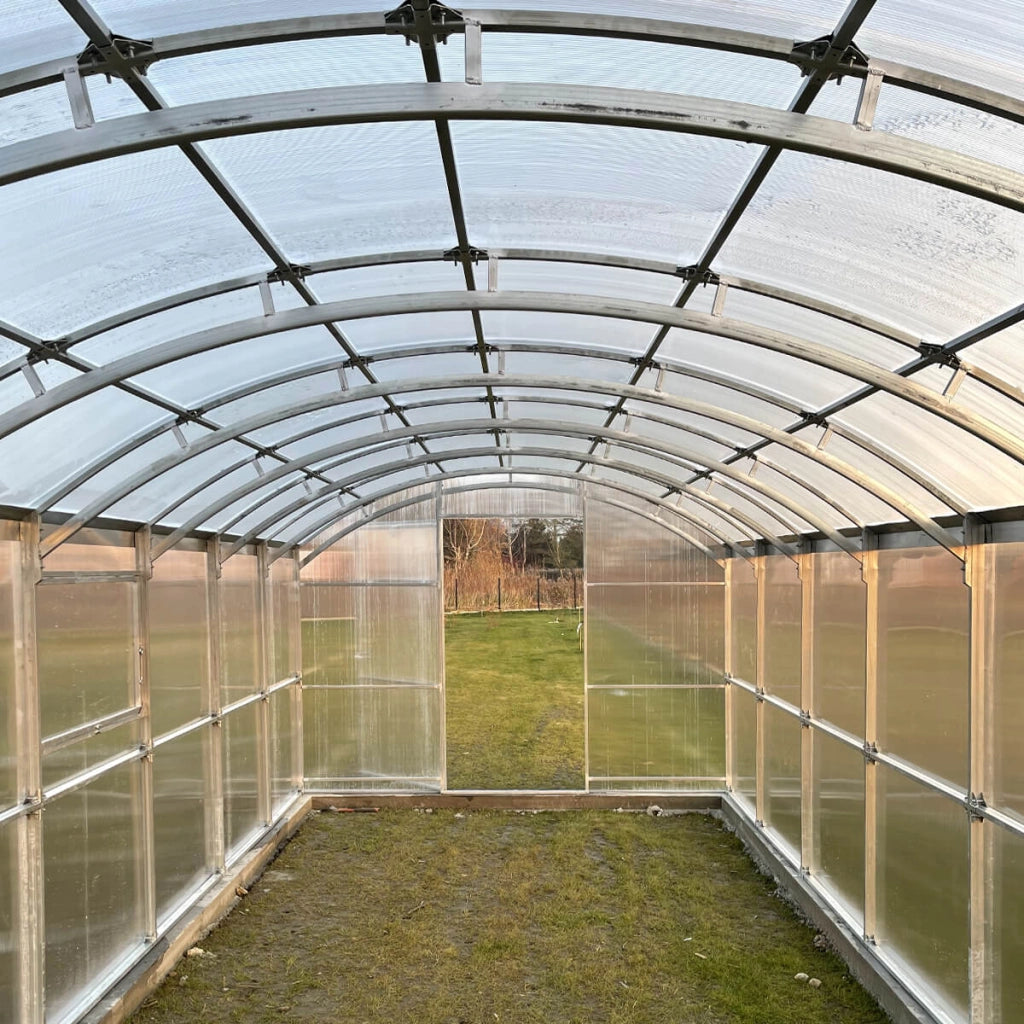 Serra BoxSer 3x6m con copertura policarbonato alveolare 6mm