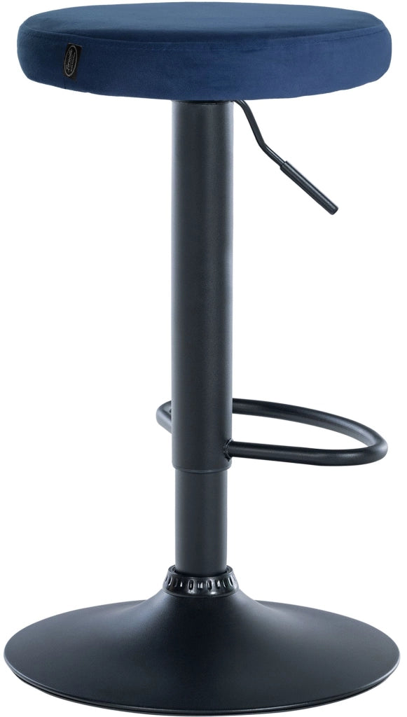 2er Set Barhocker Ponte Samt schwarz