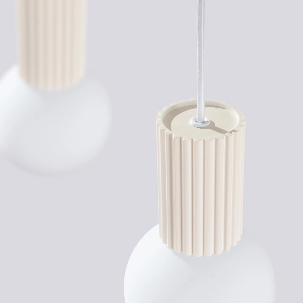 Lampada a sospensione HALO 2L beige