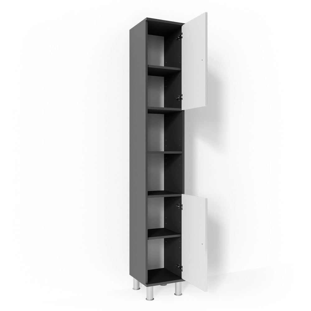 Mobile bagno alto Fynn Antracite 30 x 190 cm Vicco