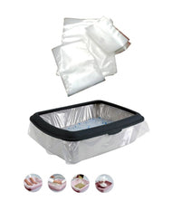 18 Sacchetti Di Ricambio Usa E Getta Per Cassetta Lettiera Bustine Igienici         