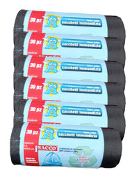 180 Sacchi Raccolta Differenziata Buste Immondizia 40x55 cm Sacchetti Spazzatura